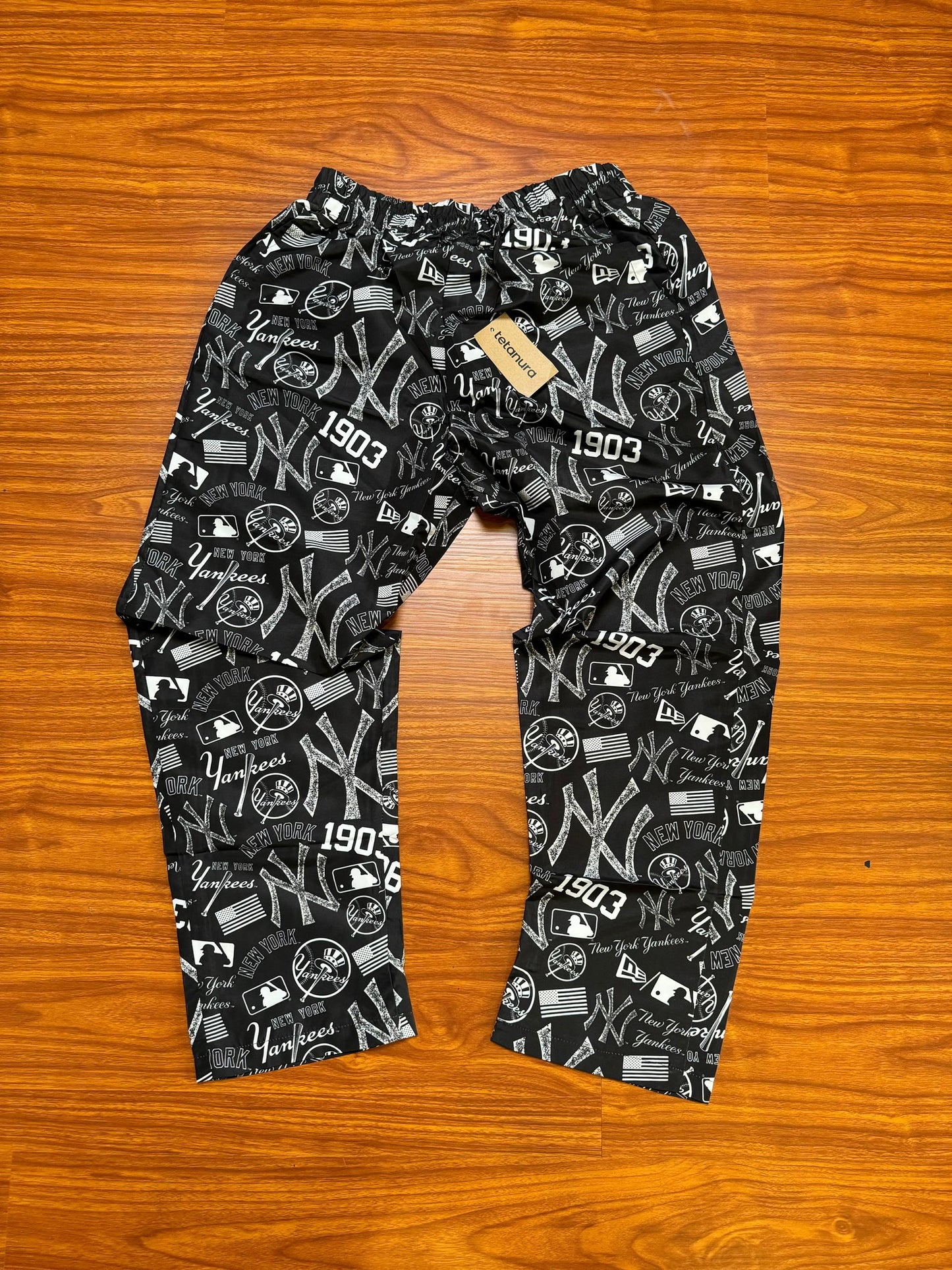 Black grey 1903 New York yankee pants