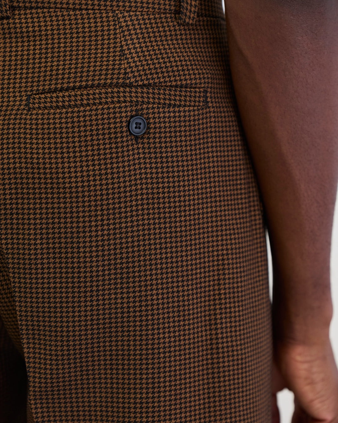 Tetanura Pleated Pants Tan Brown