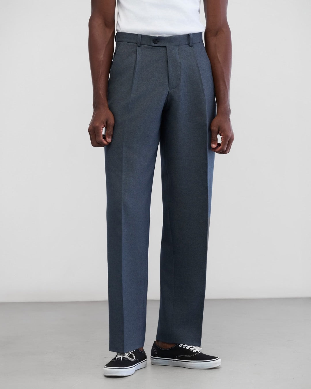 Tetanura Pleated Pants Grey