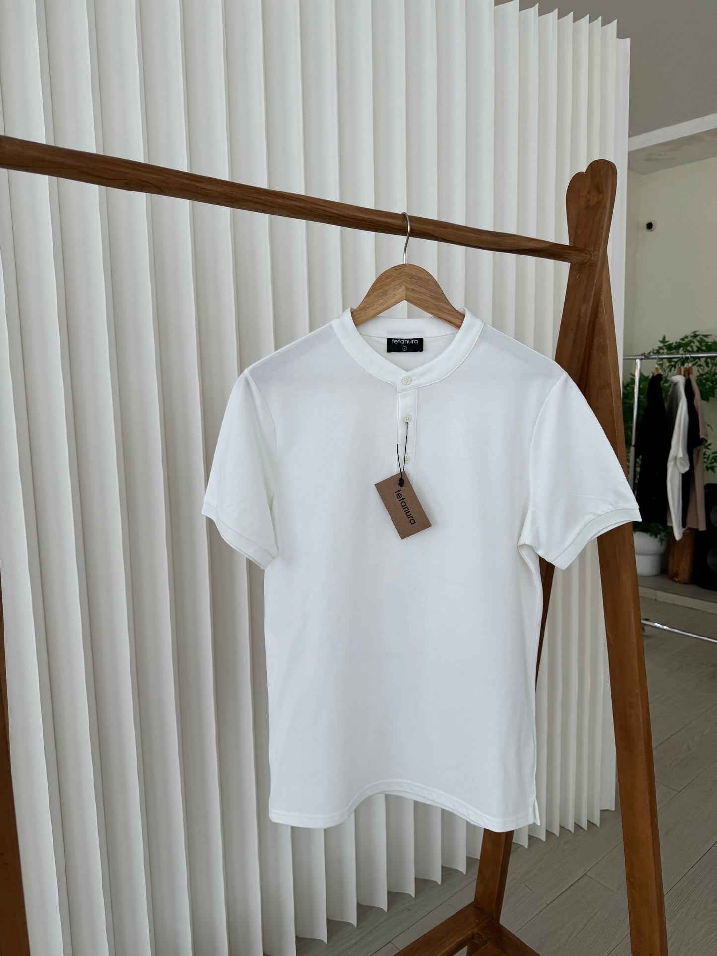 No cuff short sleeve henleys