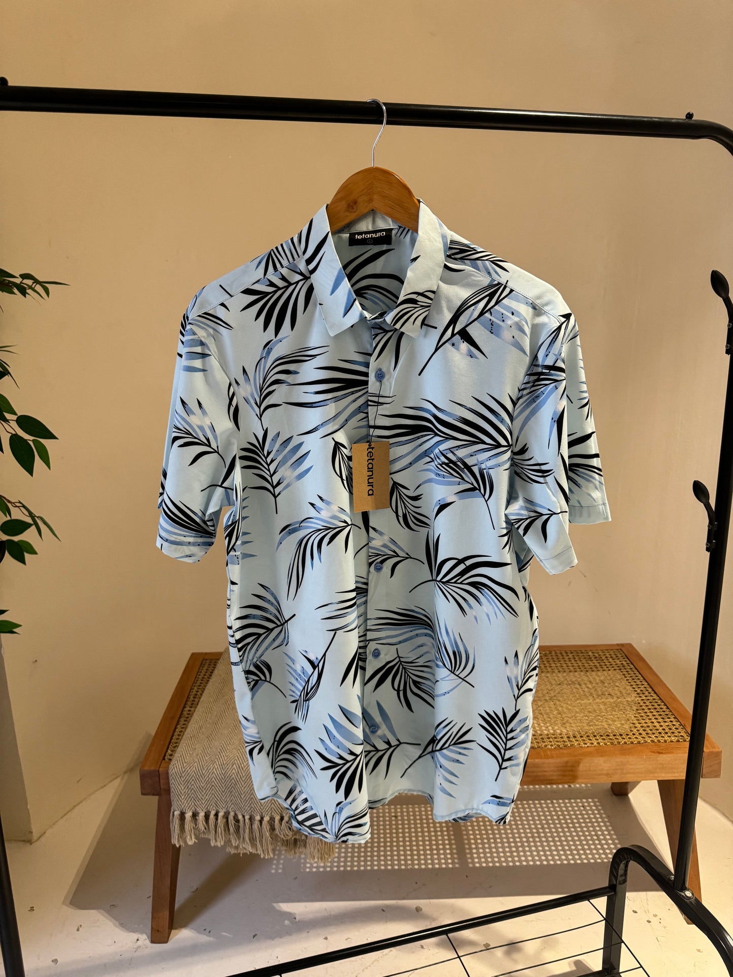 Blue Hawaiian shirt