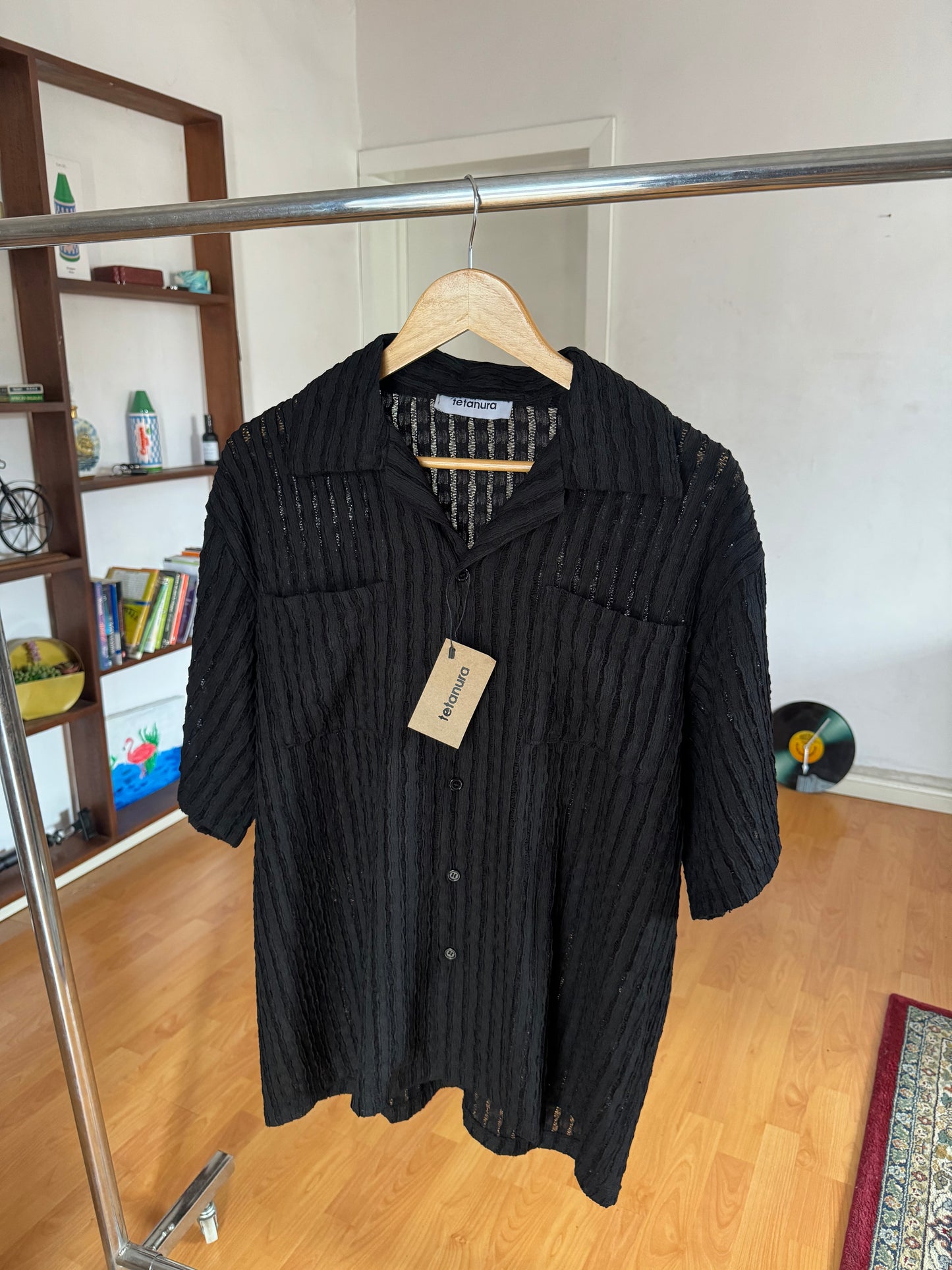 Patterned cotton shirt Double pocket (2 COLORS)