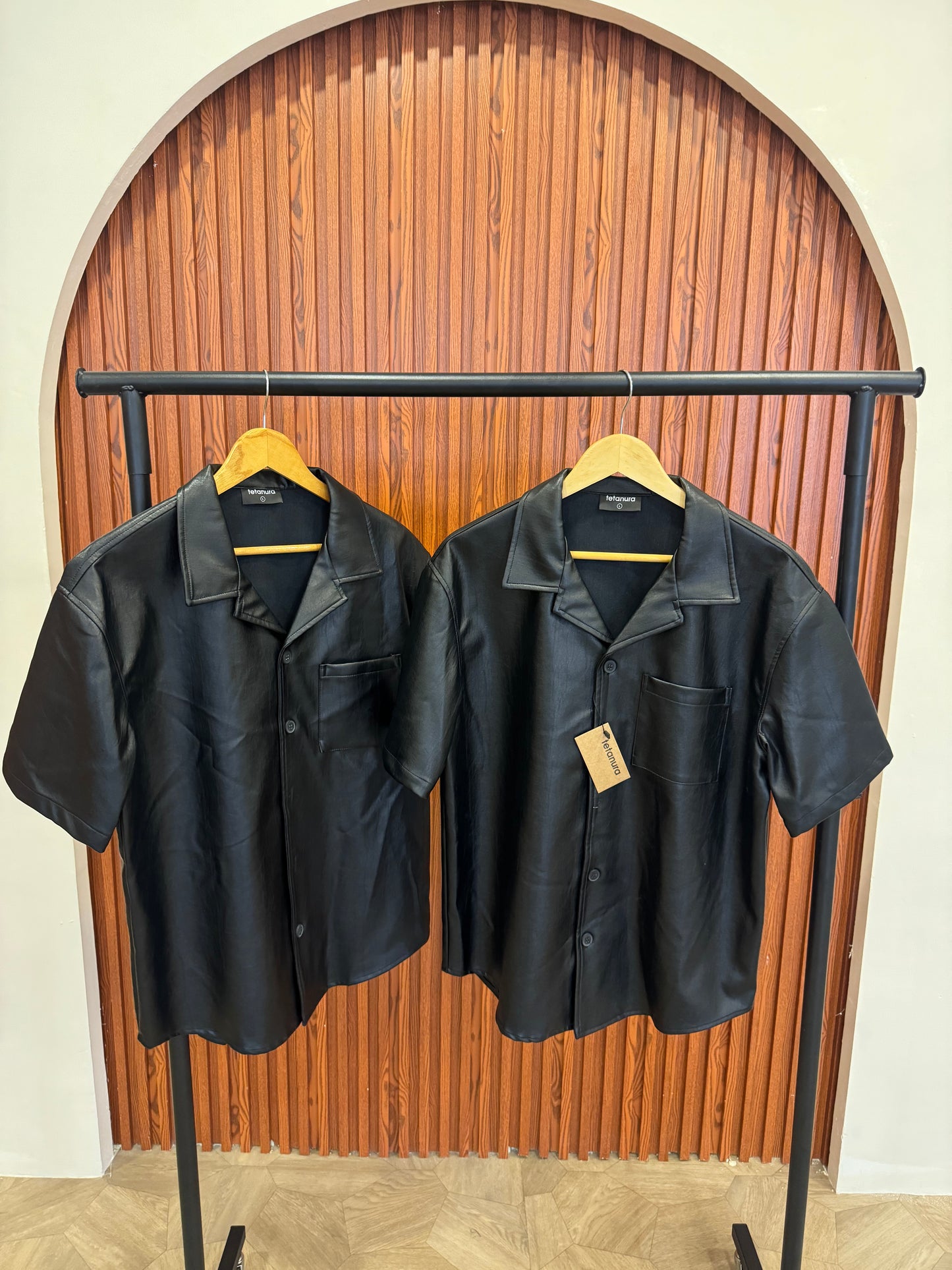Leather shirt