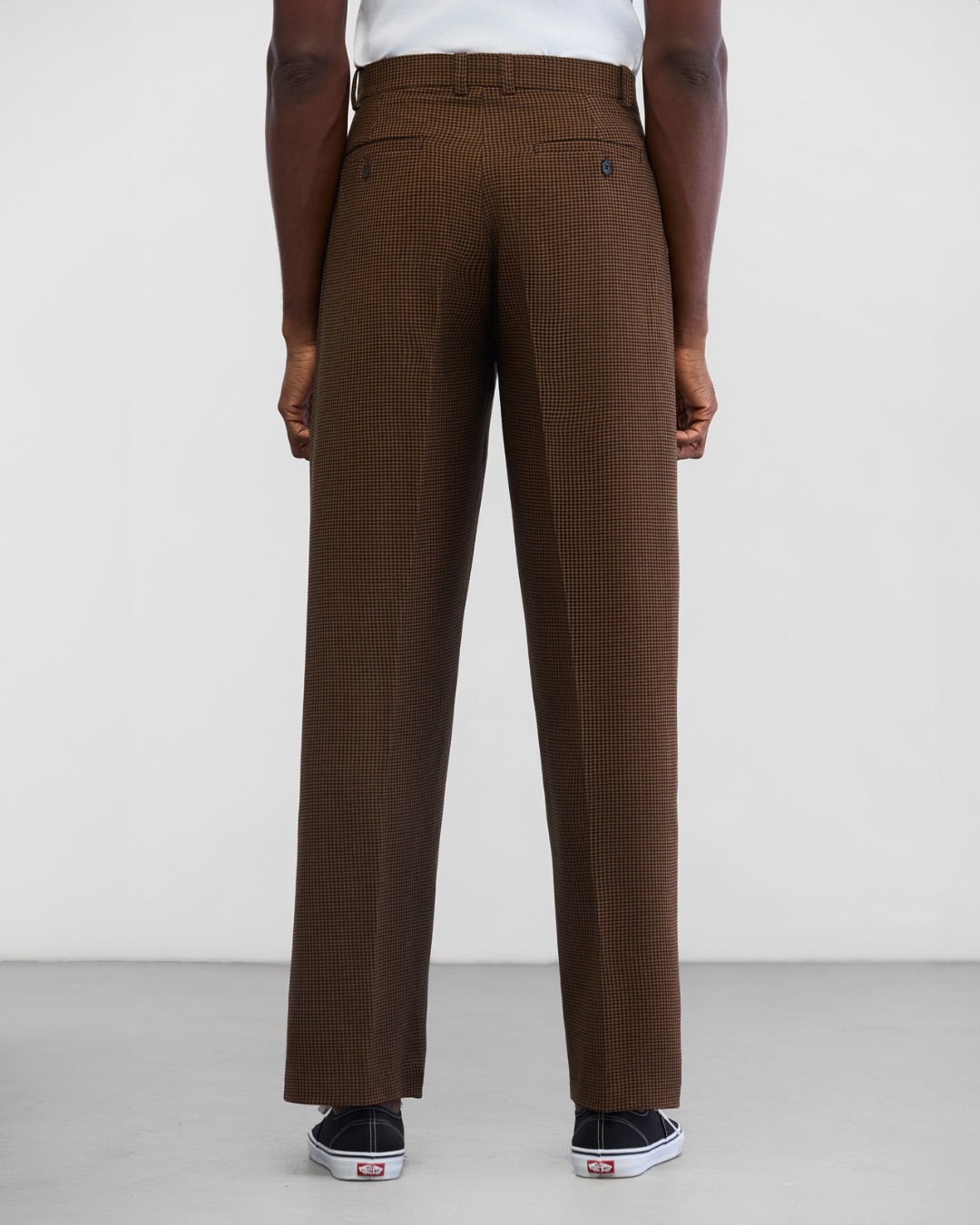 Tetanura Pleated Pants Tan Brown