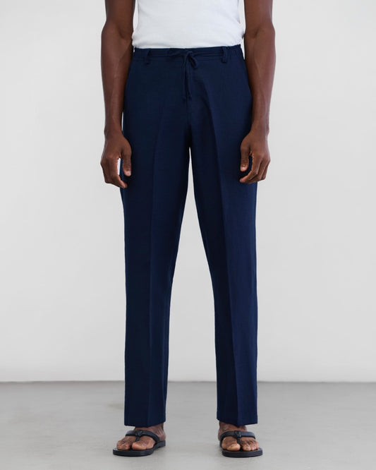 Tetanura slim pants - Navy Blue
