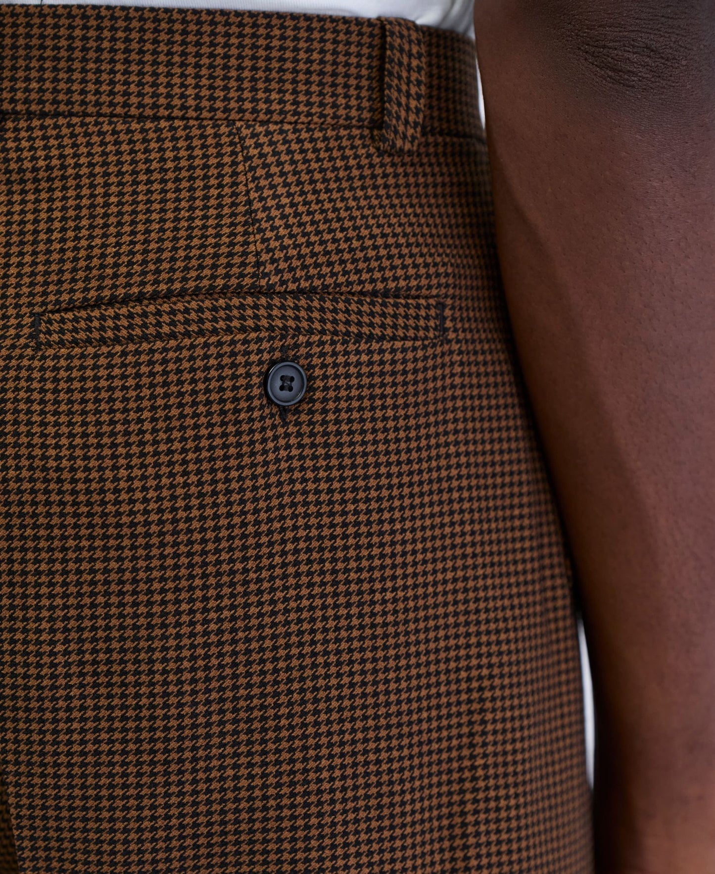 Tetanura Pleated Pants Tan Brown