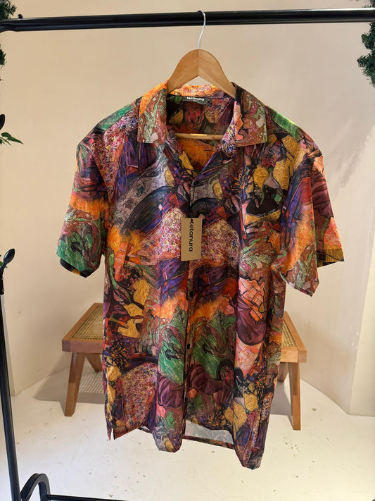 Multicolor vintage pattern shirt