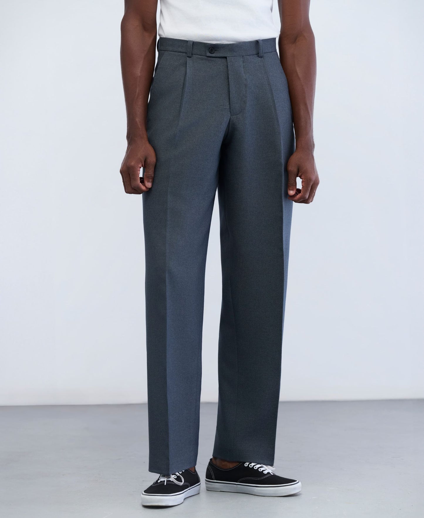 Tetanura Pleated Pants Grey