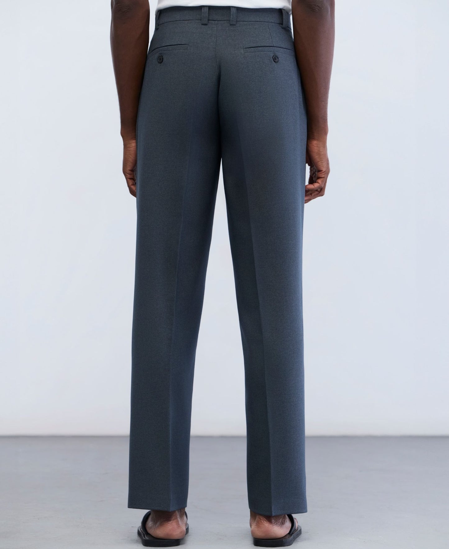 Tetanura Pleated Pants Grey
