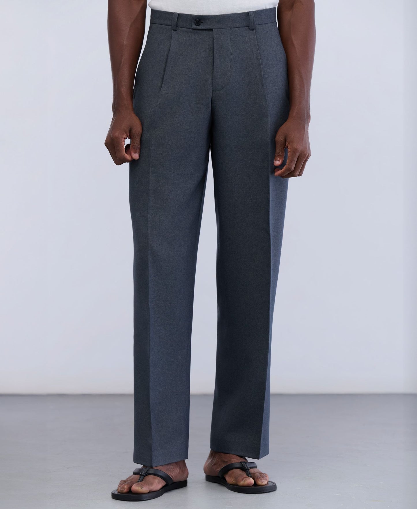 Tetanura Pleated Pants Grey