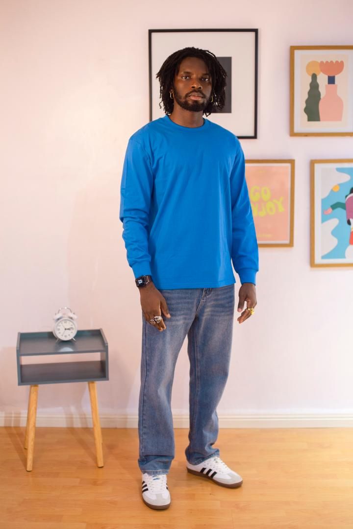 Plain long sleeve tee (8 COLORS)