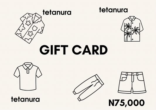 Tetanura Gift Card N75,000