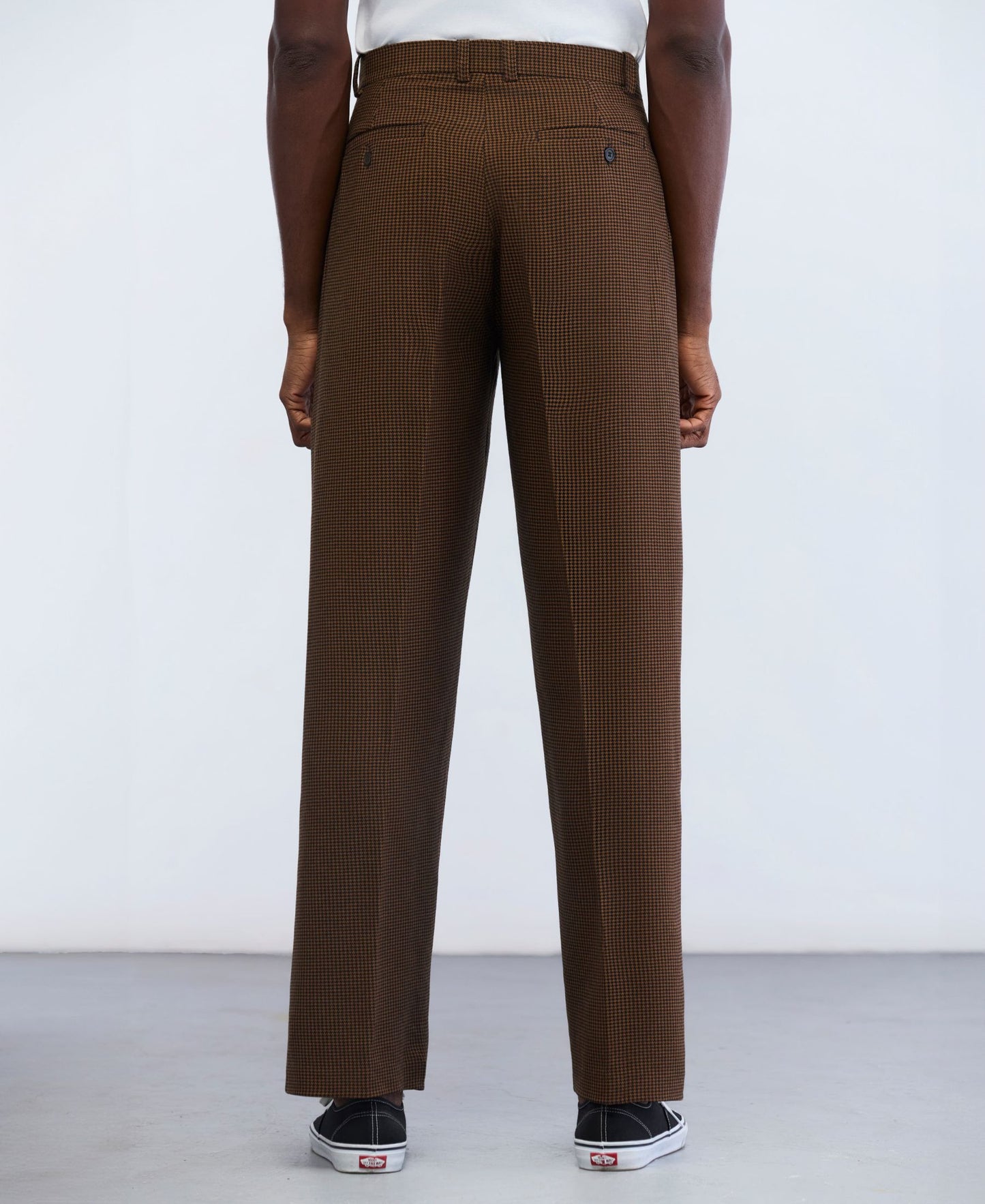 Tetanura Pleated Pants Tan Brown
