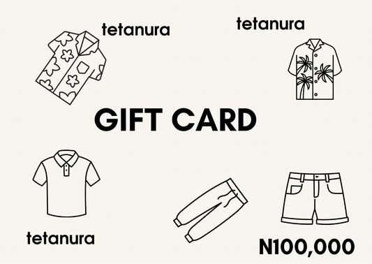 Tetanura Gift Card N100,000