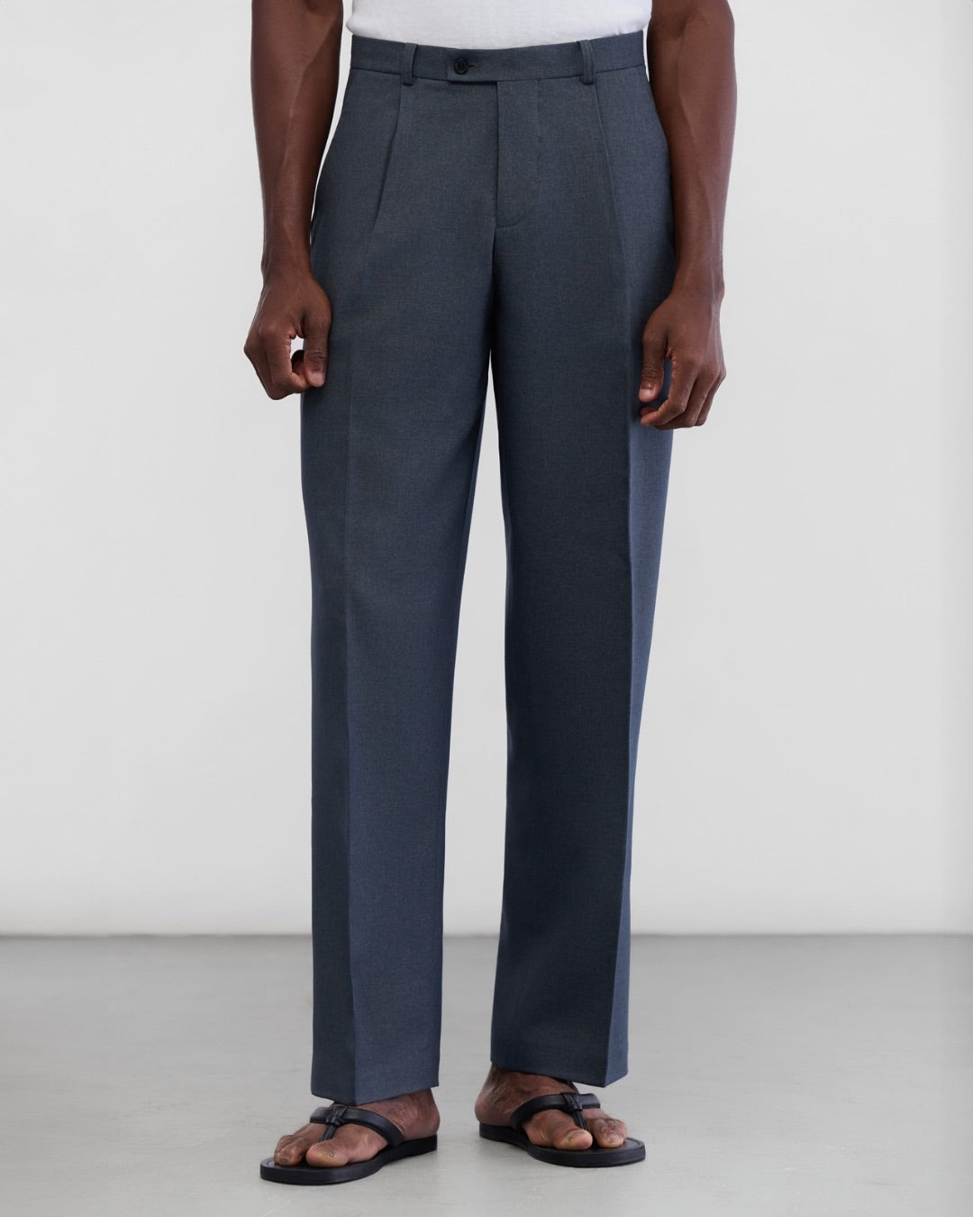 Tetanura Pleated Pants Grey