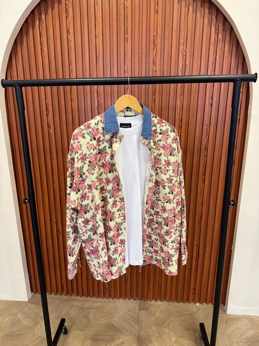 Denim long shirt