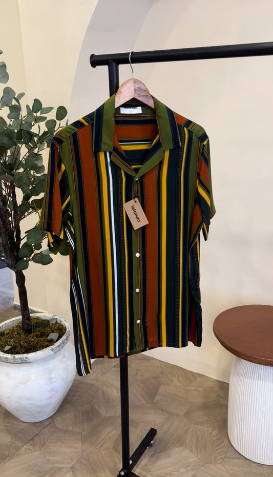 Multicolor stripe shirt