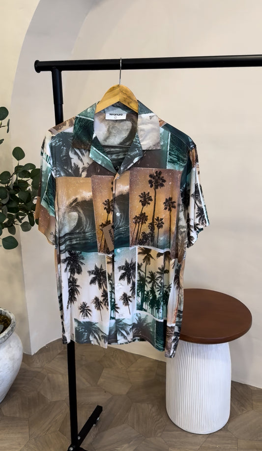 Tropical print shirt