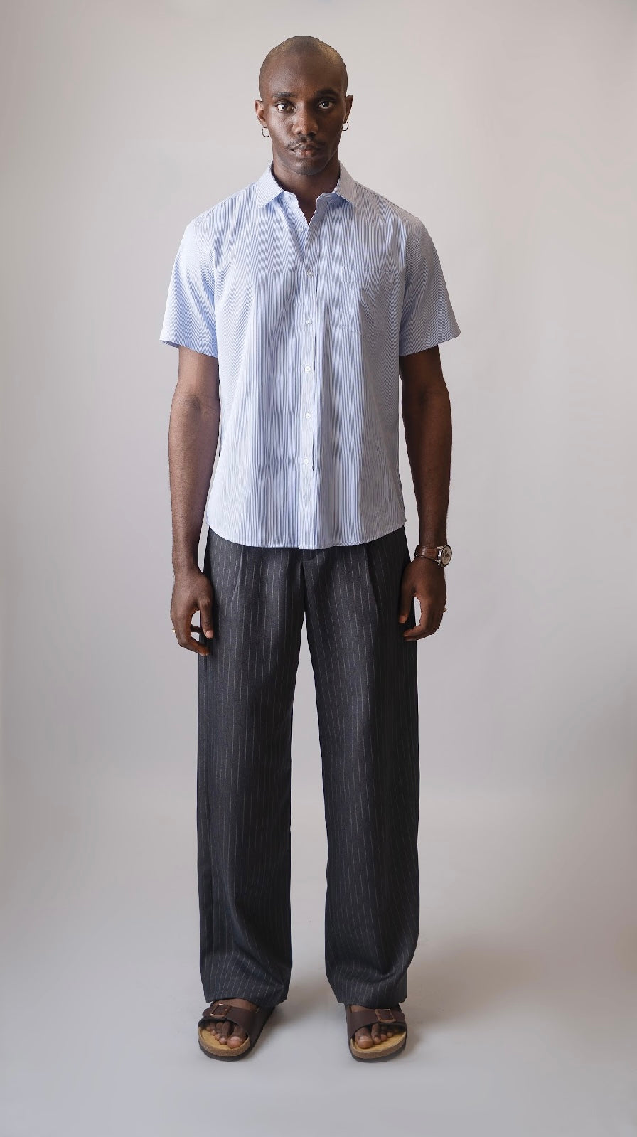 Short Sleeve Cotton Formal Shirts (3 COLORS)