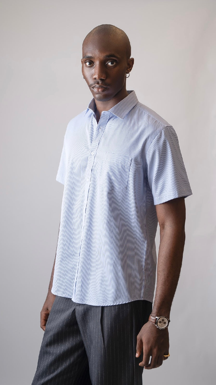 Short Sleeve Cotton Formal Shirts (3 COLORS)