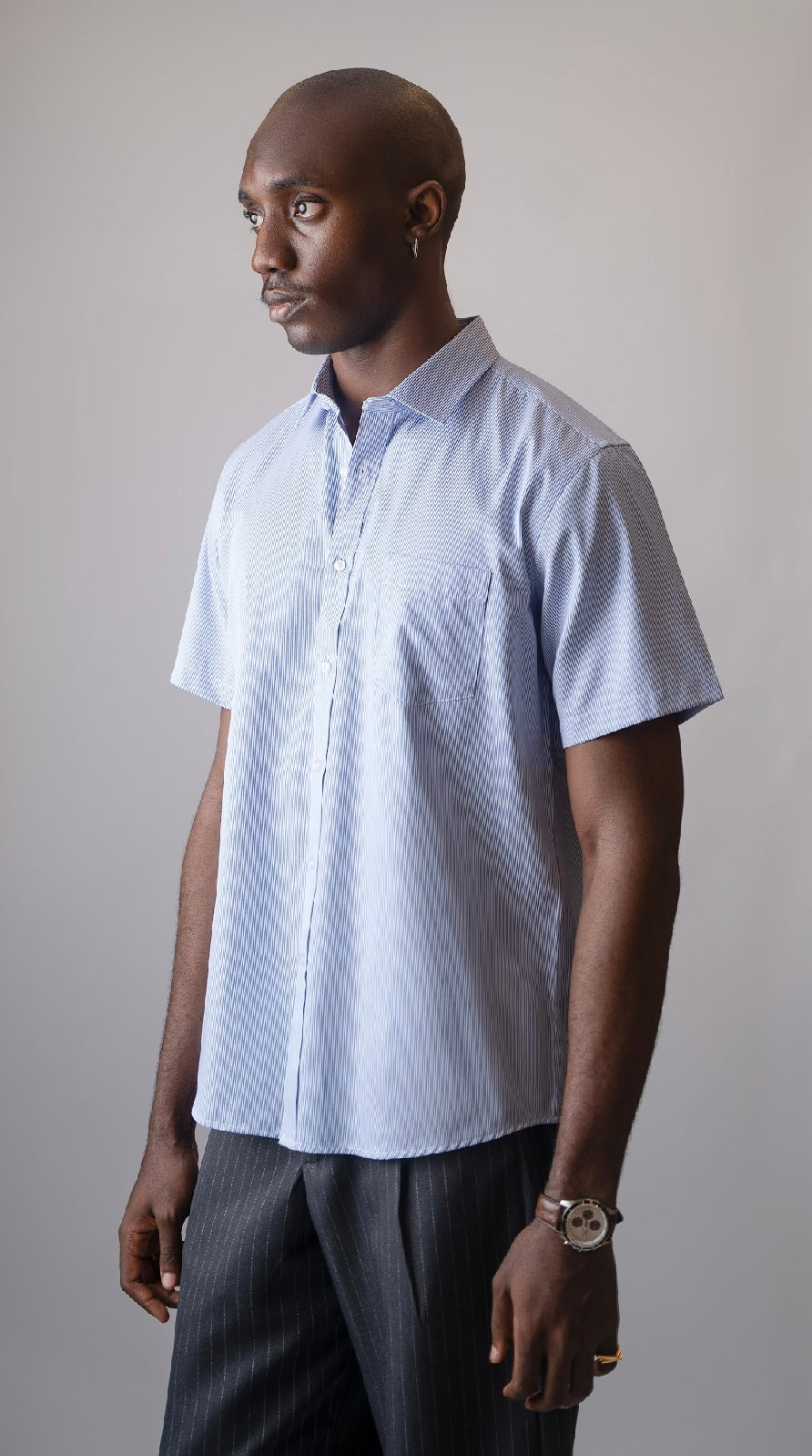 Short Sleeve Cotton Formal Shirts (3 COLORS)