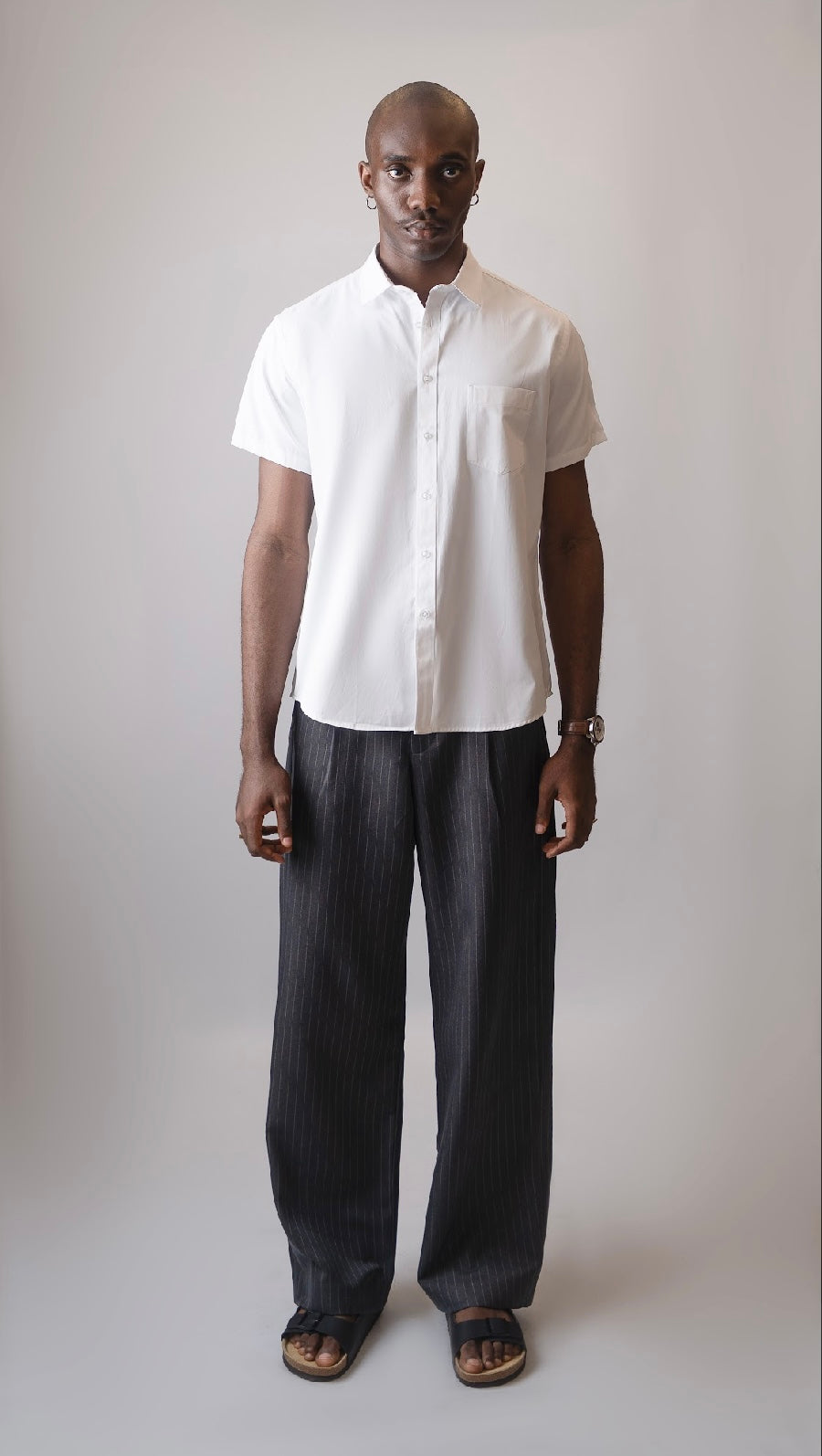 Short Sleeve Cotton Formal Shirts (3 COLORS)