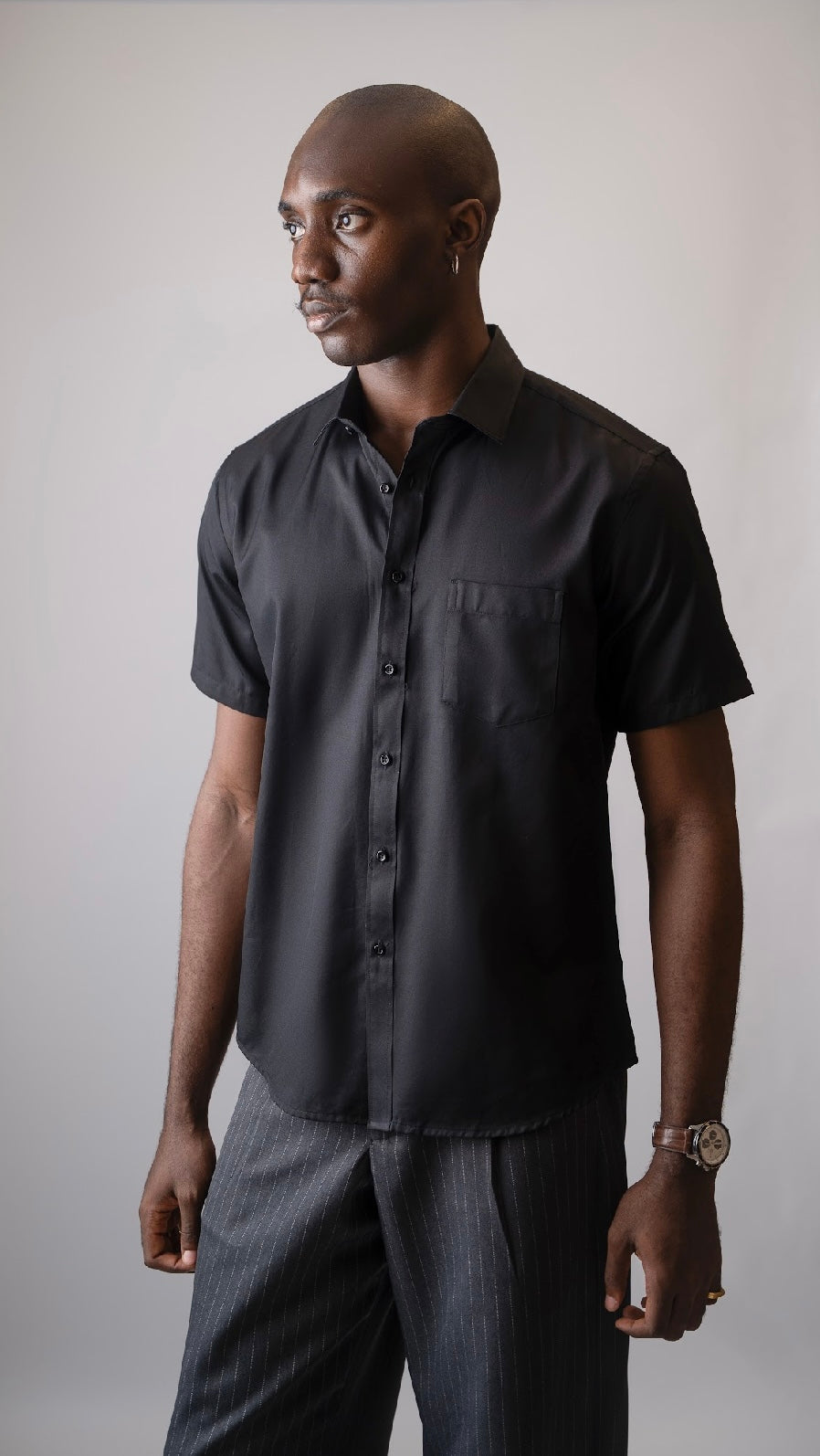 Short Sleeve Cotton Formal Shirts (3 COLORS)