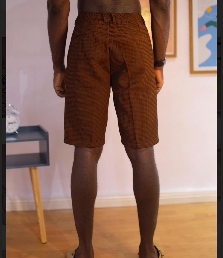 Plain brown shorts