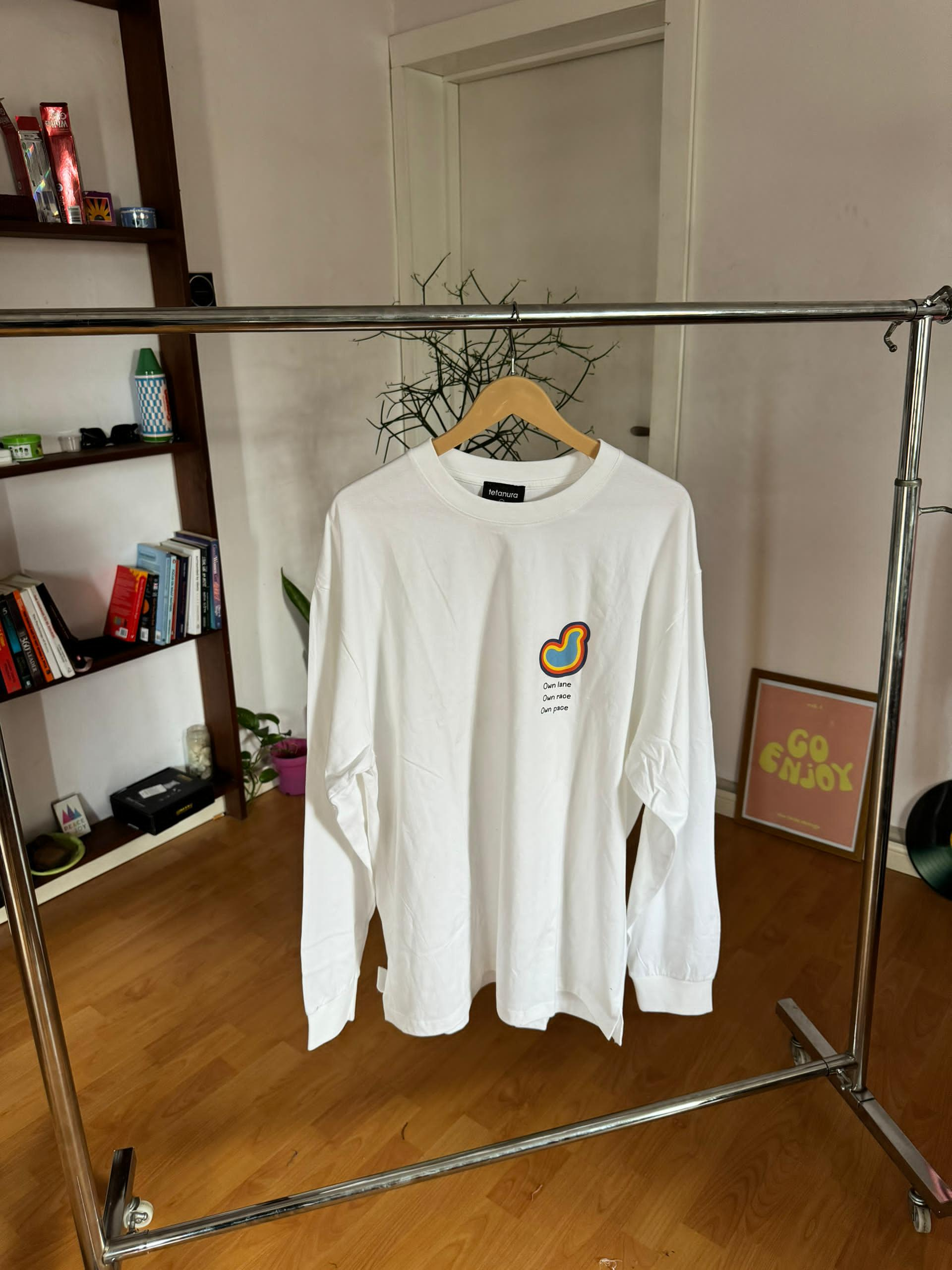 White own lane long sleeve tee