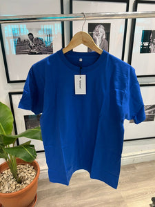 Plain blue short sleeve tee